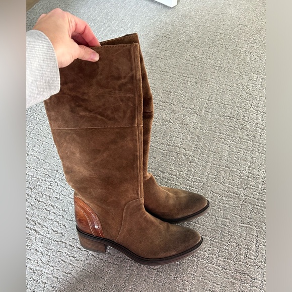 Vic by Vic Matie Brown Suede Calf Boots - Picture 1 of 10